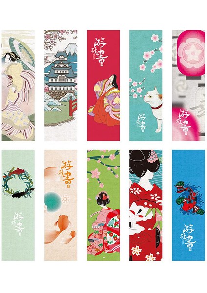 Kawaii Retro Okul Kağıdı Kitap Işareti Japon Tarzı Yer Imleri (Yurt Dışından) fırsatları