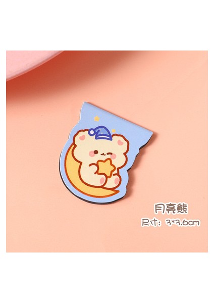 No.12 Tarzı Sevimli Çizgi Film Küçük Ayı Manyetik Kitap Işaretleyicileri Kitaplarım Okul Ofis Malzemesi Kağıt Klipsi (Yurt Dışından)