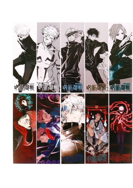 H02 Stili Anime Demon Slayer Kimetsu No Yaiba Jujutsu Kaisen Animasyon Kitap Ayraçları Tutucu Kırtasiye (Yurt Dışından)