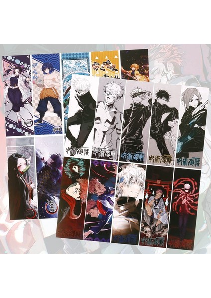 H02 Stili Anime Demon Slayer Kimetsu No Yaiba Jujutsu Kaisen Animasyon Kitap Ayraçları Tutucu Kırtasiye (Yurt Dışından) fiyatları