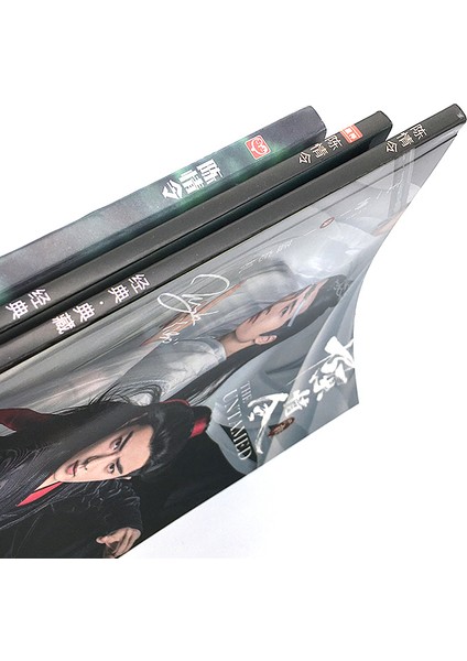 C--62Sayfa Stili The Untamed Chen Qing Ling Resim Albümü Kitabı Wei Wuxian, Lan Wangji Figür Fotoğraf Albümü Poster Ayraç Yıldız Etrafında (Yurt Dışından) modelleri