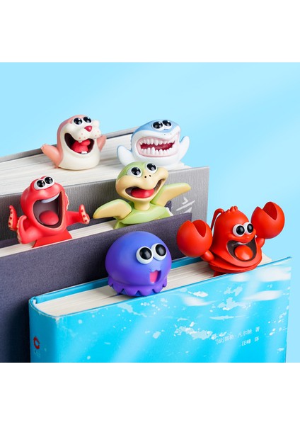 Su Aygırı Stili 3D Stereo Çizgi Film Komik Hayvan Ayraç Sevimli Kedi Pvc Malzeme Komik Öğrenci Okul Kırtasiye Çocuk Ayraçlar (Yurt Dışından) fiyatları