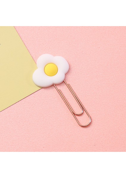 F Stili 1 Adet Kore Yaratıcı Karikatür Yer Işareti Öğrenci Kağıt Klipsi Metal Klips Şekilli Kağıt Klipsi Dekoratif Küçük Iğne (Yurt Dışından)