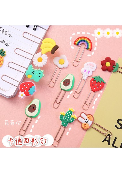 F Stili 1 Adet Kore Yaratıcı Karikatür Yer Işareti Öğrenci Kağıt Klipsi Metal Klips Şekilli Kağıt Klipsi Dekoratif Küçük Iğne (Yurt Dışından) fiyatları