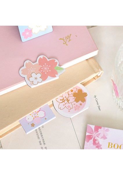 No.3 Tarzı Sakura Çiçekleri Manyetik Kitap Ayraçları Kitaplar Işaretçisi Öğrenci Kırtasiye Okul Ofis Malzemesi Buzdolabı Mıknatıs (Yurt Dışından) fırsatları