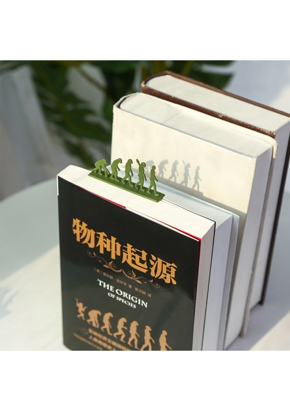 Kırmızı Stil Yaratıcı Karikatür 3D Stereo Evrim Teorisi Orangutan Insan Kitap Ayraç Okuma Kitap Sayfa Işaretleme Okul Öğrenci Kırtasiye (Yurt Dışından) indirimleri