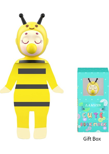 Arı Stili Yaratıcı 3D Stereo Ayraç Sevimli Karikatür Hayvan Kitap Işareti Kawaii Kedi Palyaço Ayraç Kızlar Kırtasiye Okul Malzemeleri (Yurt Dışından)