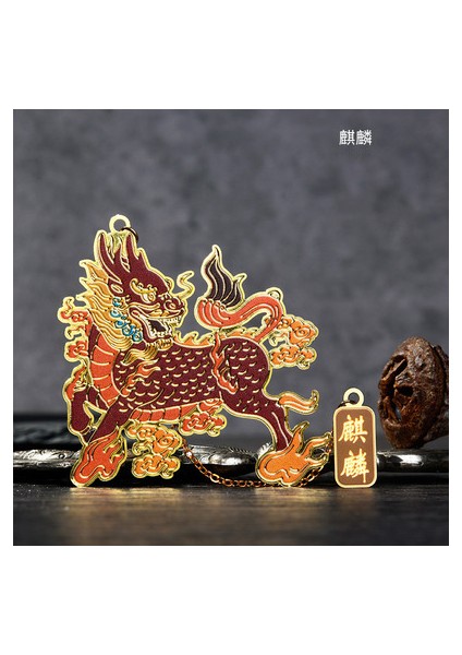 No.2 Tarzı Çin Tarzı Retro Hayvanlar Ayraç Yaratıcı Metal Oyuk Kutup Tilki Kitap Kelepçesi Öğretmenler Öğrenciler Okul Ofis Malzemeleri (Yurt Dışından)