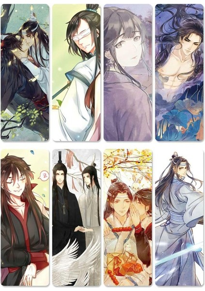 Stil 4 Stil 8 Parça Anime Mo Dao Zu Shi Kitap Ayracı Su Geçirmez Şeffaf Pvc Plastik Ayracı Güzel Kitap Ayracı (Yurt Dışından) fiyatları