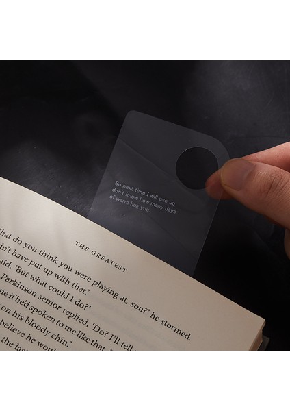 Bir Stil Günbatımı Alacakaranlık Yarı Saydam Pvc Ayraç Okuma Kitap Ayraç Kırtasiye Mesaj Kartı Malzeme Kağıt Okul Ofis Malzemesi (Yurt Dışından) indirimleri