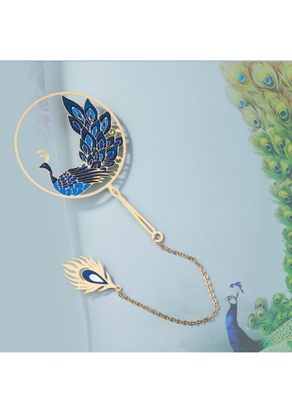 No.2 Tarzı Çin Tarzı Pirinç Geyik Tavuskuşu Kitap Ayracı Kolye Retro Kitap Klipsi Sayfa Işareti Öğrenci Kırtasiye Okul Ofis Malzemeleri (Yurt Dışından) fiyatları