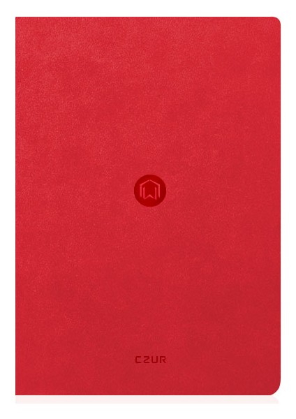 Kırmızı Stil Czur Flash Fırsatı Yer Işareti Ve Defter (Yurt Dışından)
