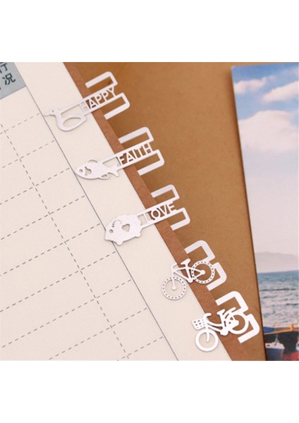 G Tarzı Mini Metal Ayraçlar Kawaii Kırtasiye Oyuk Cartoon Fotoğraflar Biletler Tutucu Ofis Kağıt Klipsi Mektup Kelepçe (Yurt Dışından) modelleri