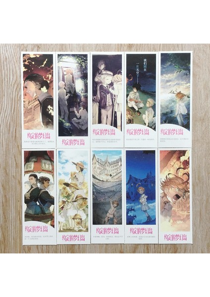Yeni The Promised Neverland Anime Kağıt Ayraç Kırtasiye Kitap Ayraçları Kutusu Mesaj Kartı Kırtasiye (Yurt Dışından) modelleri