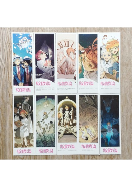 Yeni The Promised Neverland Anime Kağıt Ayraç Kırtasiye Kitap Ayraçları Kutusu Mesaj Kartı Kırtasiye (Yurt Dışından) fırsatları