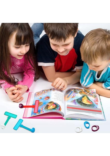 Çok Renkli Stil 25 Parça Disleksi Okuma Şeritleri Okuma Kılavuzu Şeritleri Çocuklar Için Hayvan Ayraçları Parmak Okuma Izleme Cetveli (Yurt Dışından) indirimleri