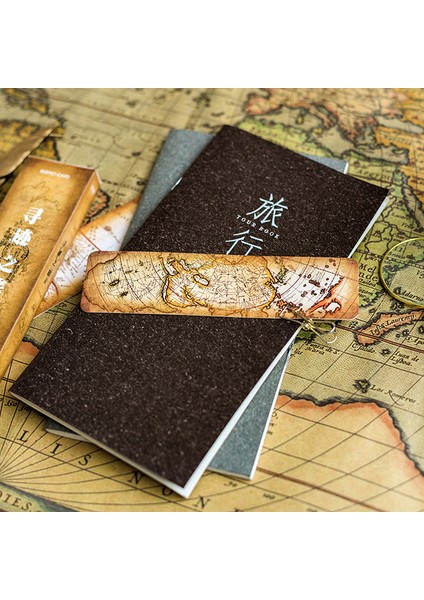 Retro Harita Stili Eski Harita Stilinde Kitap Ayraçları Retro Okuma Yer Işaretçi Yapım Kitabı Kırtasiye Yaratıcı Kağıt Ayraç Okul Malzemeleri (Yurt Dışından) fırsatları