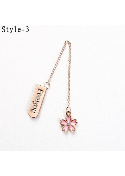 Stil-3 Stili Yaratıcılık Ayraç Metal Püskül Karikatür Çeşitli Tarzlar Hayvan Meyve Astronot Kitap Tutucu Okul Malzemeleri Kırtasiye (Yurt Dışından)