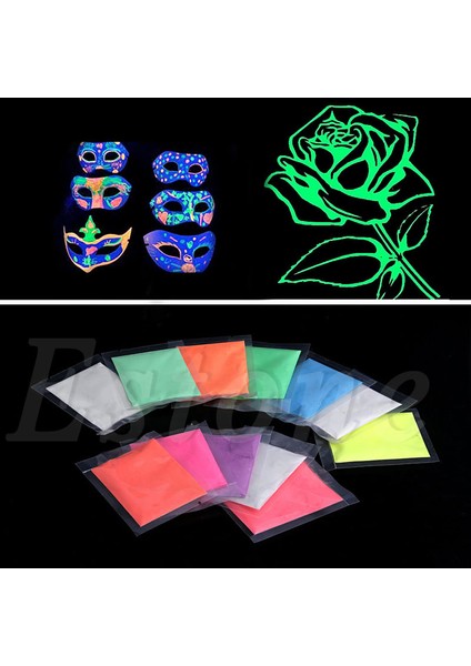 Sıcak Pembe Tarzı Florasan Süper Parlak Karanlıkta Parlayan Toz Parıltı Parçacığı (Yurt Dışından) fırsatları