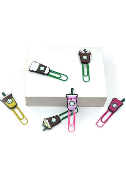 No.813762 Tarzı 1 Adet Içecek Tarzı Pvc Ayraç Kitap Ayracı Sayfa Tutucu Kağıt Klips Okul Ve Ofis Malzemeleri Öğrenci Kırtasiye Aksesuarı (Yurt Dışından) modelleri