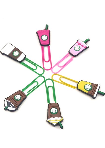 No.813762 Tarzı 1 Adet Içecek Tarzı Pvc Ayraç Kitap Ayracı Sayfa Tutucu Kağıt Klips Okul Ve Ofis Malzemeleri Öğrenci Kırtasiye Aksesuarı (Yurt Dışından) indirimleri