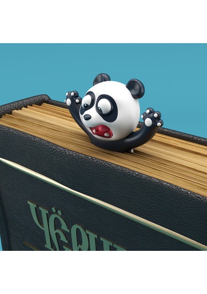 8 Eşek Stili Kitap Okuma Için Yaratıcı 3D Stereo Ayraç Sevimli Panda Köpek Köpek Balığı Sayfa Tutucu Çocuk ler Okul A6660 (Yurt Dışından)