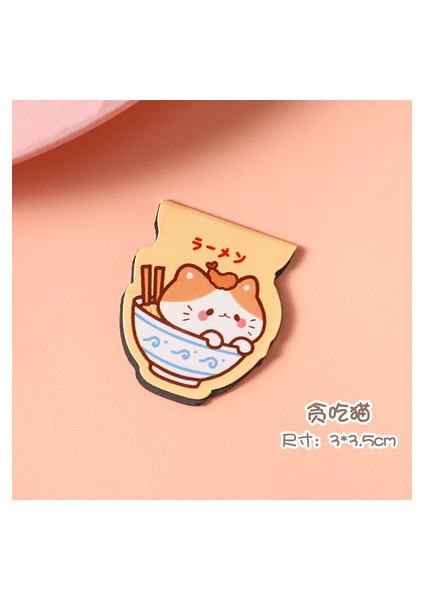 No.9 Tarzı Sevimli Çizgi Film Küçük Ayı Manyetik Kitap Işaretleyicileri Kitaplarım Okul Ofis Malzemesi Kağıt Klipsi (Yurt Dışından)