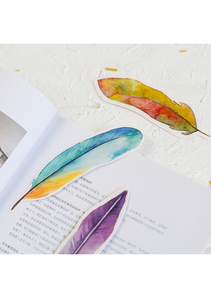 Renkli Tüy Ayraç Kağıt Karikatür Hayvanlar Ayraç Promosyon Kırtasiye Film Ayraç (Yurt Dışından) fırsatları