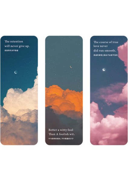 Bir Stil Sırt Manzara Serisi Ayraçlar Pet Mat Ayraç Okuma Aracı El Hesabı Okuma Yardımı Dekorasyon Okul Malzemeleri (Yurt Dışından)