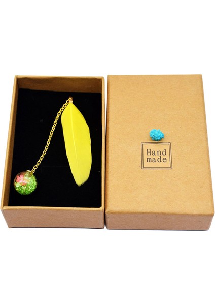 Sarı Stil Renkli Tüylü Cam Toplu Yer Işareti Retro Sevimli Kitap Işaretleyiciler Kawaii Kırtasiye Okul Ofis Malzemeleri Öğretmen si (Yurt Dışından)