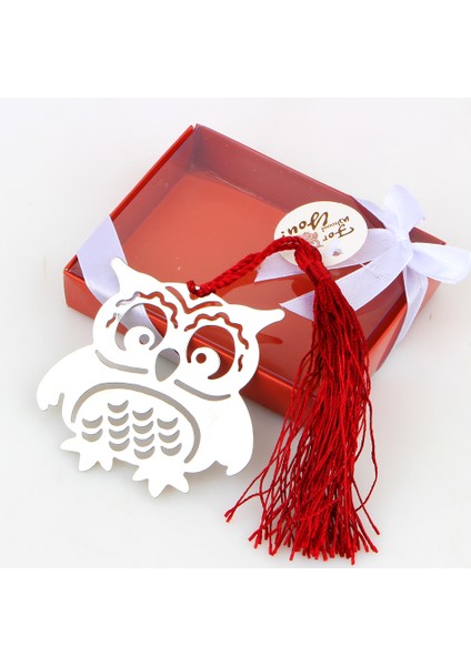 1 Adet Baykuş Kitap Ayraçları Püsküllü Metal Kitap Işareti Kırtasiye Çocuklar Için (Yurt Dışından)