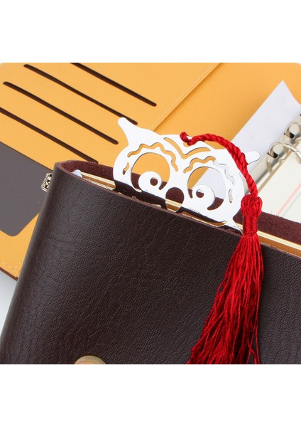 1 Adet Baykuş Kitap Ayraçları Püsküllü Metal Kitap Işareti Kırtasiye Çocuklar Için (Yurt Dışından) modelleri