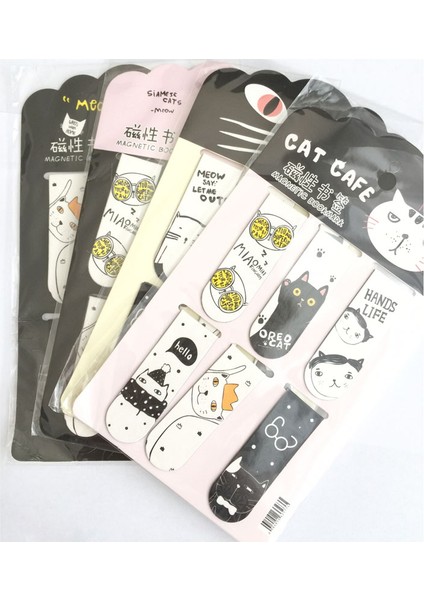 No.6 Tarzı Sevimli Kedi Kaktüs Manyetik Kitap Ayraçları Sevimli Kitaplar Işaretleyici Kırtasiye Okul Ofis Malzemesi Kağıt Tutucu (Yurt Dışından) fırsatları