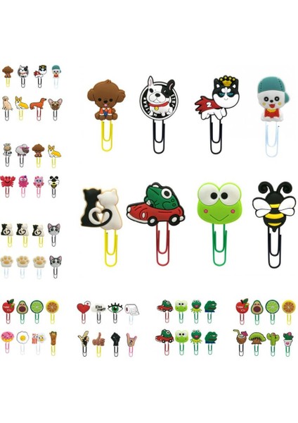 4087 Mıx8Pcs Tarzı Köpek Arı Kurbağa Kedi Kitap Ayraçları Kaktüs Avokado Zımbalar Sayfa Tutucu Işaretleyici Kırtasiye Öğretmen Öğrenci Çocuk (Yurt Dışından) indirimleri