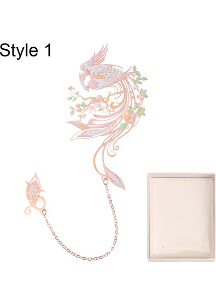 Stil 8 Stil Otantik Tasarım Metal Ayraç Kutulu Incili Kitap Işaretleme Kırtasiye Öğrenci si (Yurt Dışından) fırsatları