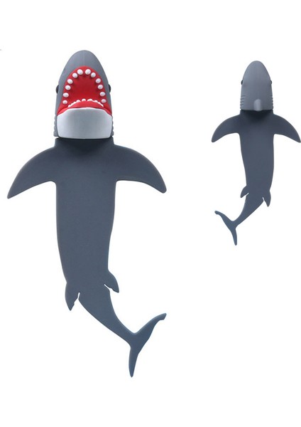 Köpekbalığı Stili 1 Adet Yaratıcı 3D Stereo Pvc Yıldız Ahtapot Tasarım Kitap Işareti Çocuklar Okul Kırtasiye Malzemeleri (Yurt Dışından)