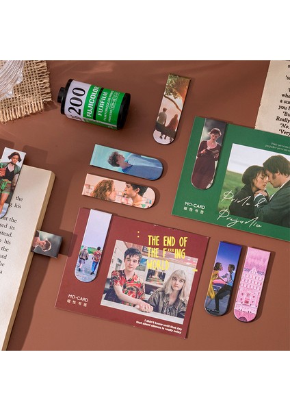 Bir Stil 1 Adet Manyetik Ayraç Bullet Journaling Aksesuarları Estetik Filmler Lens Öğrenci Ofis Malzemeleri Kitap Işaretleyici Kırtasiye leri (Yurt Dışından) fırsatları