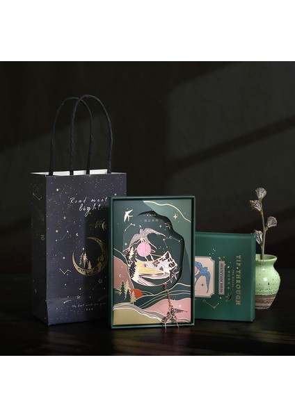 E Stili Retro Inoiserie Boş Metal Ayraç Uçan Turna Sakura Balina Bullet Journaling Aksesuarları Estetik Kırtasiye (Yurt Dışından) fırsatları