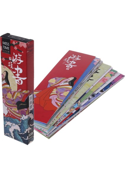 Bir Stil Japon Tarzı Kağıt Ayraç Kitap Işaretleri Etiket Çocuklar Kadınlar Kızlar Için (Yurt Dışından) fiyatları