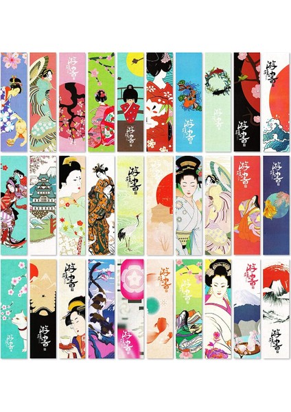 Bir Stil Japon Tarzı Kağıt Ayraç Kitap Işaretleri Etiket Çocuklar Kadınlar Kızlar Için (Yurt Dışından) indirimleri