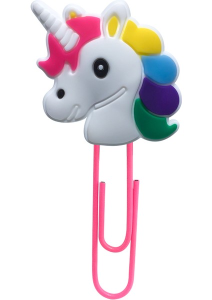 No.801741 Stili Okul Çağı Için 1 Adet Unicorn Pvc Kitap Ayraç Ofis Malzemeleri - (Yurt Dışından)
