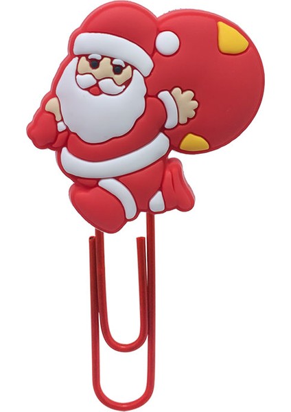 No.802806 Stili Noel Ayraçları Noel Baba Kar Küreme Sayfa Tutucu Kağıt Kelepçeler Öğretmen Öğrenciler Kırtasiye Okul Malzemesi Parti si (Yurt Dışından)