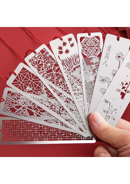 No.8 Stili Retro Çin Tarzı Metal Ayraç Yaratıcı Oyuk Kitap Ayraçları Kitaplar Için Ofis Okul Öğretmen Malzemeleri Sevimli Kırtasiye (Yurt Dışından) indirimleri