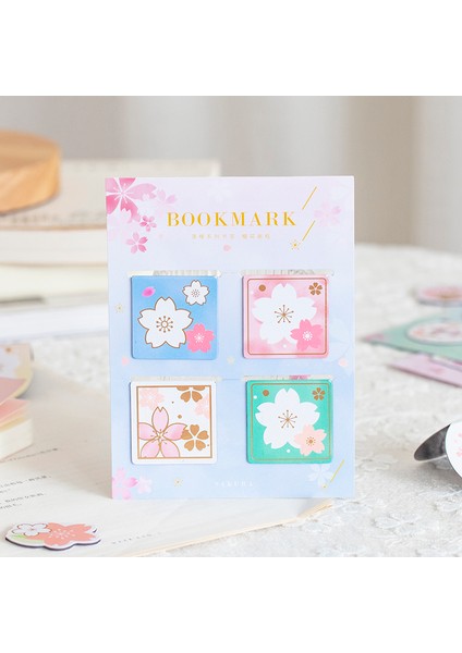 No.4 Tarzı Sakura Çiçekleri Manyetik Kitap Ayraçları Kitaplar Işaretçisi Öğrenci Kırtasiye Okul Ofis Malzemesi Buzdolabı Mıknatıs (Yurt Dışından) modelleri