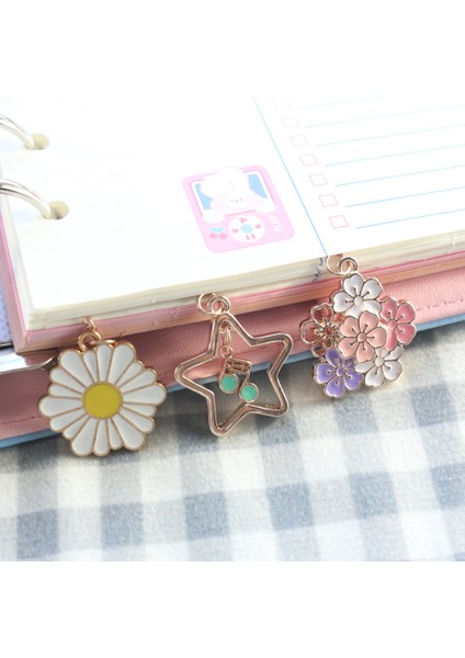 Camgöbeği Tarzı Domikee Yeni Sevimli Kawaii Kore Ofis Okul Çiçek Serisi Metal Ayraçlar Kitap Kırtasiye Malzemeleri (Yurt Dışından) fiyatları