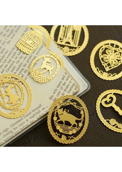 Kedi Stili Kitaplar Için 3 Parça Sevimli Aksesuar Kedi Kalp Tavşan Kitap Ayraçları Vintage Metal-Bira Kitap Ayracı Hayvan Ayraç Okul Malzemeleri (Yurt Dışından) fiyatları