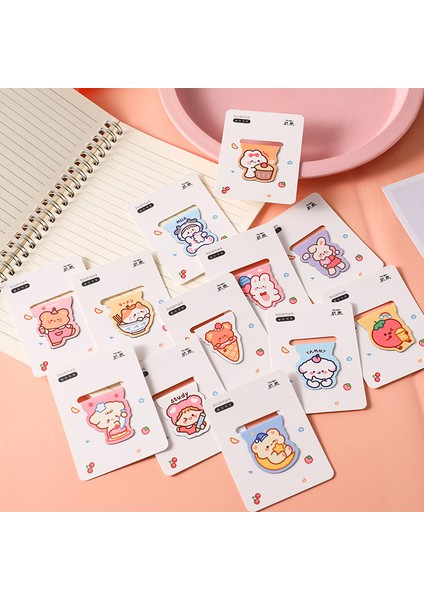 12 Tasarım Stili Ayarla Karikatür Manyetik Kitap Ayraç Seti Sevimli Ayı Tavşan Kedi Kız Mıknatıs Kitap Işaretleme Kawaii Okuma Ofis Okul A6760 (Yurt Dışından) modelleri