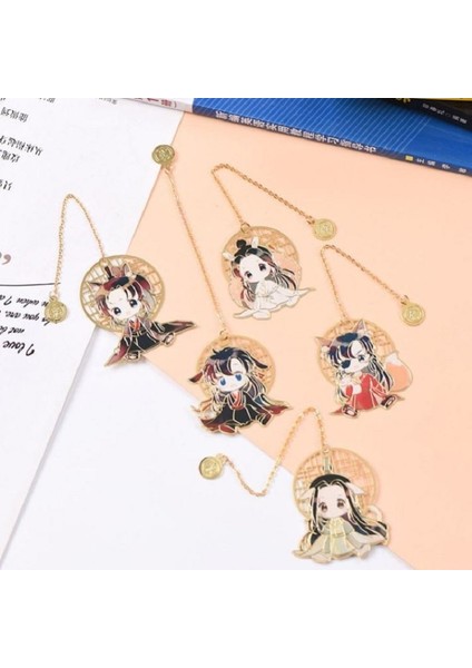 No.2 Tarzı Anime Cenneti Resmi'Nin Kutsal Lütuf Ayraç Tian Guan Ci Fu Metal Oyulmuş Kitap Işaretleri (Yurt Dışından) fiyatları