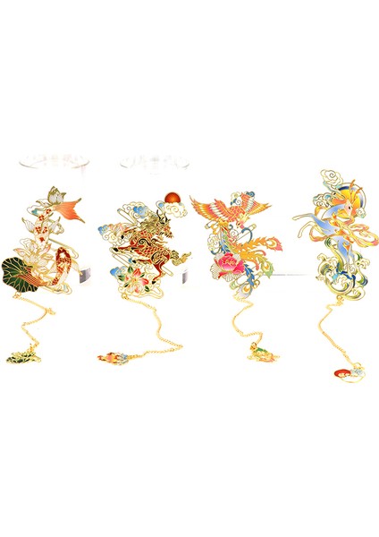 N8 Stili Lüks Metal Ayraç Çin Tarzı Retro Hayvan Şekilli Kırtasiye Yaratıcı Öğretmen Öğrenci Okul Ofis Malzemeleri (Yurt Dışından) fırsatları