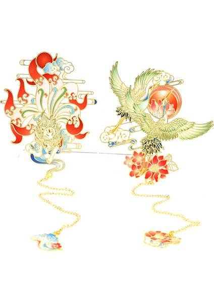 N8 Stili Lüks Metal Ayraç Çin Tarzı Retro Hayvan Şekilli Kırtasiye Yaratıcı Öğretmen Öğrenci Okul Ofis Malzemeleri (Yurt Dışından) indirimleri